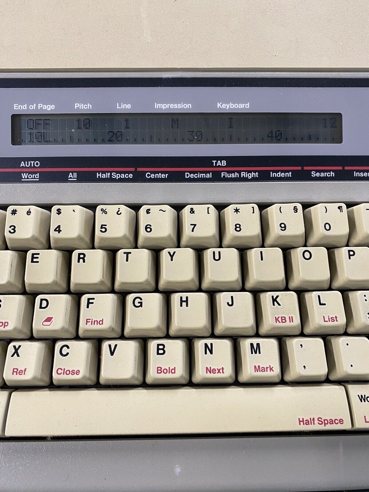 Smith Corona Electric Typewriter XD 7700 Word Processor Dictionary