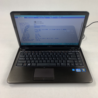 Dell Inspiron N411Z 14" i3-2350M 2.3 GHz 630 KB Ram No OS No HDD No Batt No AC