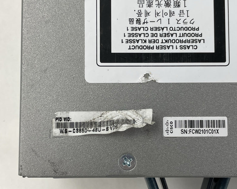 Cisco WS-C3850-48U-S 48-Port V06 Switch 2x PSU Tested & Reset