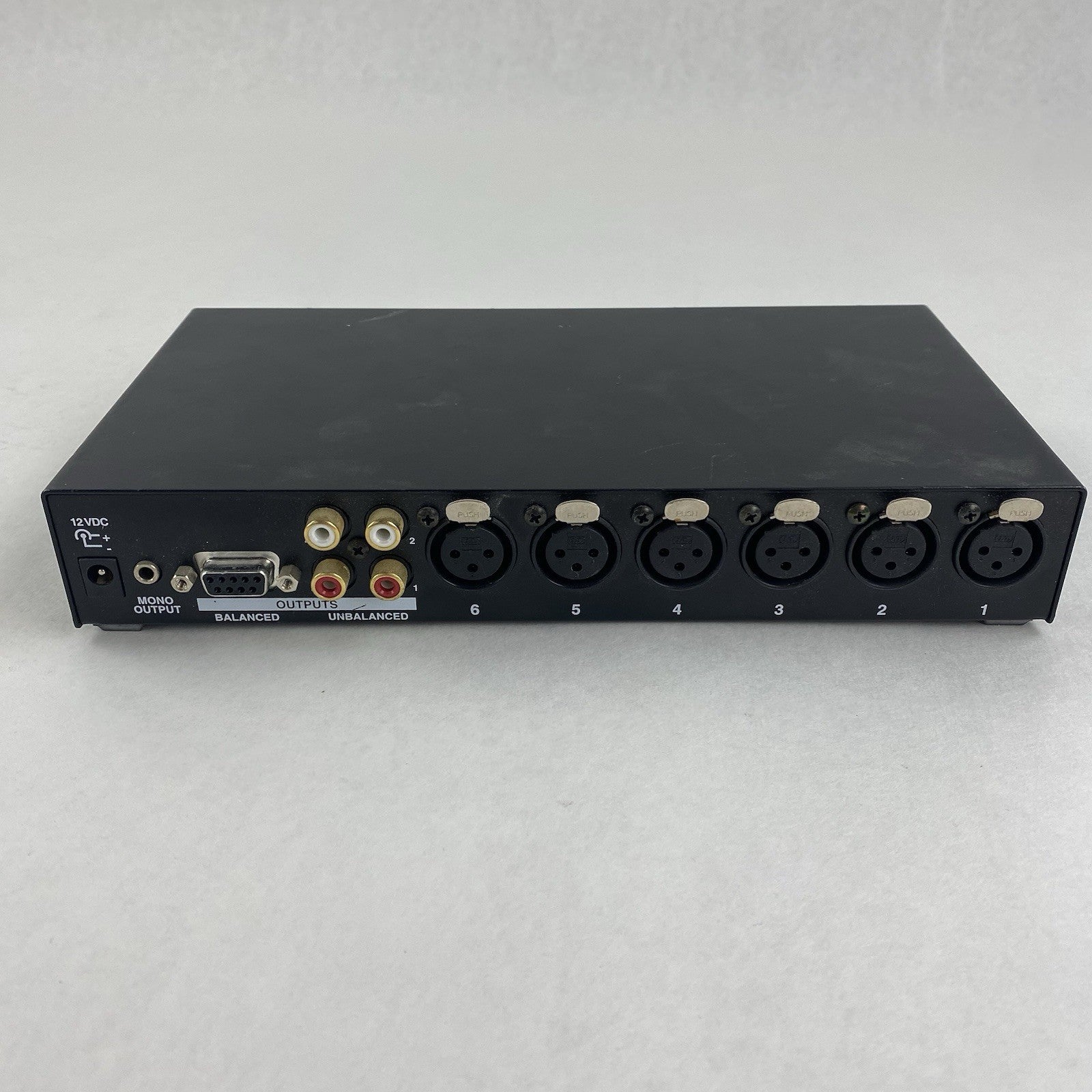 BIS MX 2-4 6 Input Audio Mixer No AC Adapter Untested