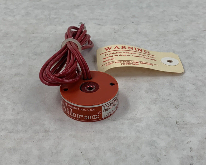 Vibrac Tachometer Generator 1.5 Volts 1000 RPM