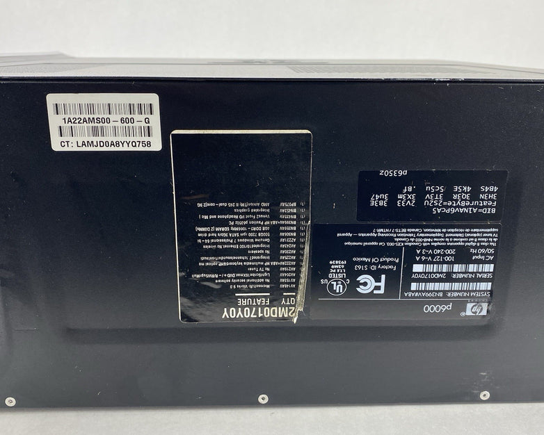 HP p6350z MT AMD Athlon 2 x2 240 2.80GHz 4GB RAM No HDD No OS