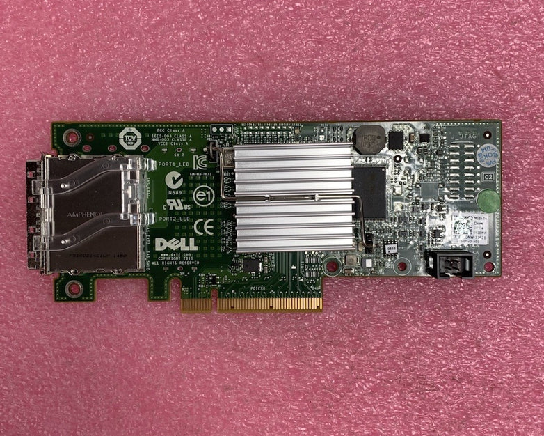 Dell UCS-70 Dual-Port 6 Gb/s PCIe x8 SAS Controller - Missing Bracket