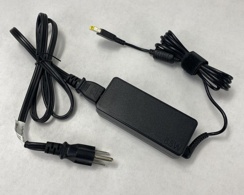 Lenovo A17-065N2A 65W 20V 3.25A Yellow Square Tip Charger AC Adapter (Lot of 10)