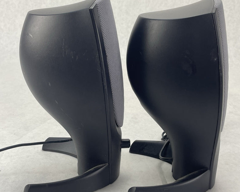 Harman Kardon A00 Wired Computer Speakers Black/Gray Tested No Power Cord