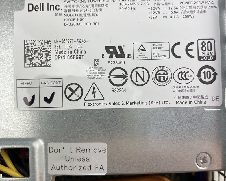 Dell OptiPlex 7010 USFF Intel Core i5-3475s 2.90GHz 4GB RAM DVDRW No HDD OS