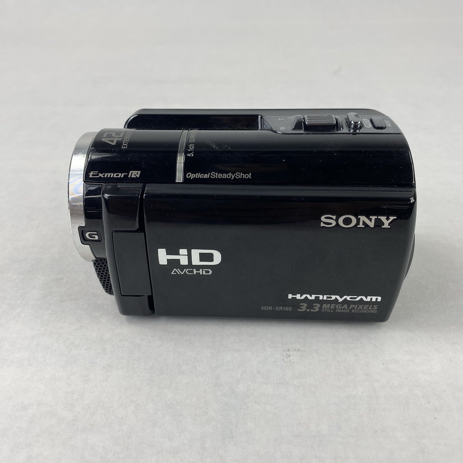 Sony HDR-XR160 Digital HD Video Camera Recorder with AC Adapter Power Tested