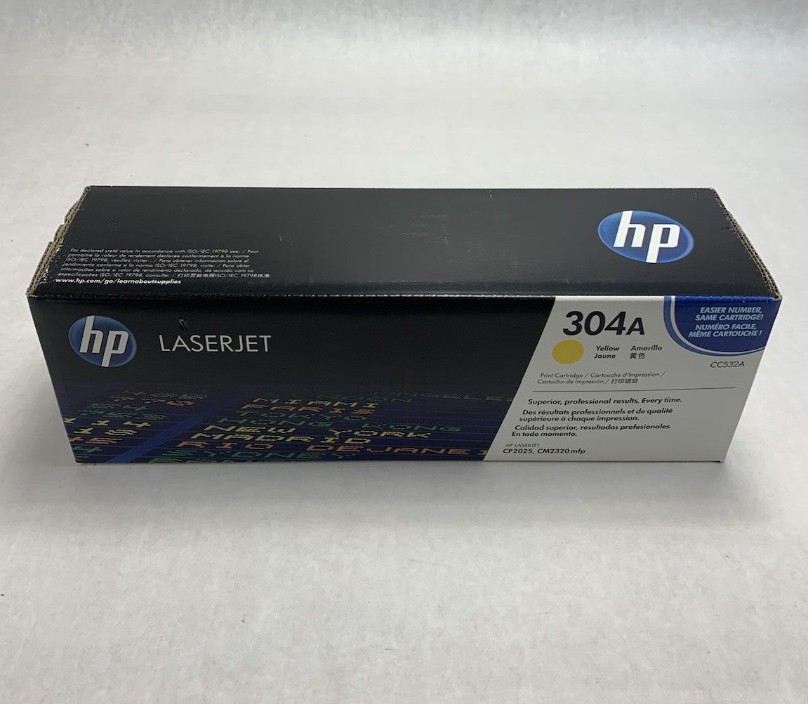 HP Laserjet 304A CC532A Yellow Print Cartridge Exp: June 20151