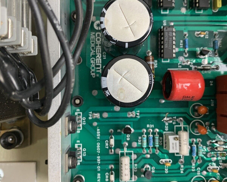 Coherent Medical Group 7970YAG Slit Lamp 7970 Power Supply Cut Cord w/ Key