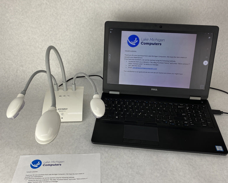 Boxlight Dymo ICD03 MimioView flex neck document camera White WITH USB CABLE