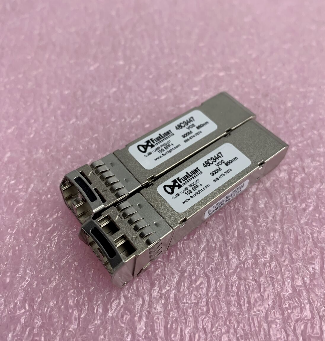 Fluxlight 46C3447 10G SFP+ Transceiver Lot of 2