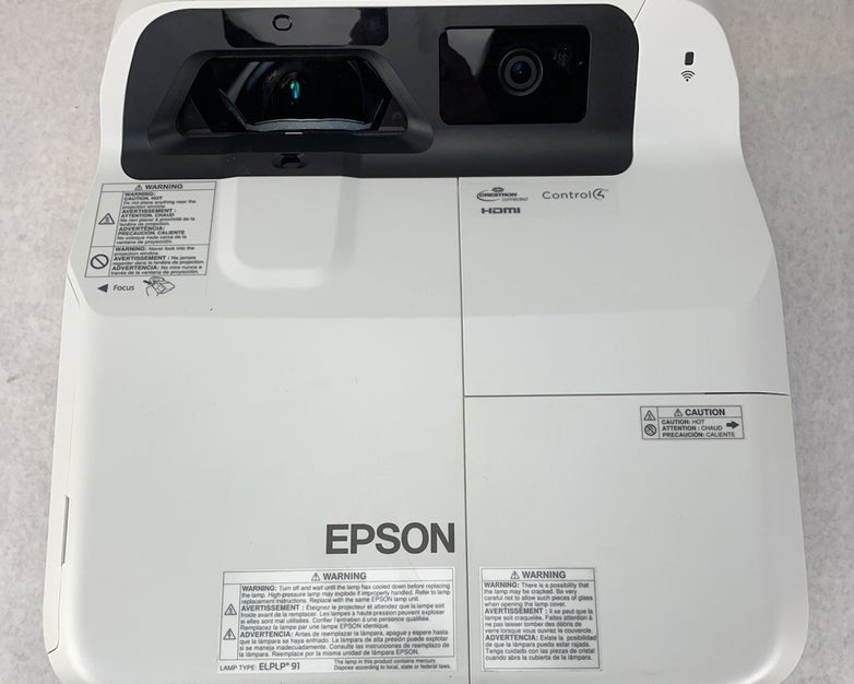 Epson PowerLite 695Wi H740A LCD Lamp Projector 1258 Lamp Hours - No Remote