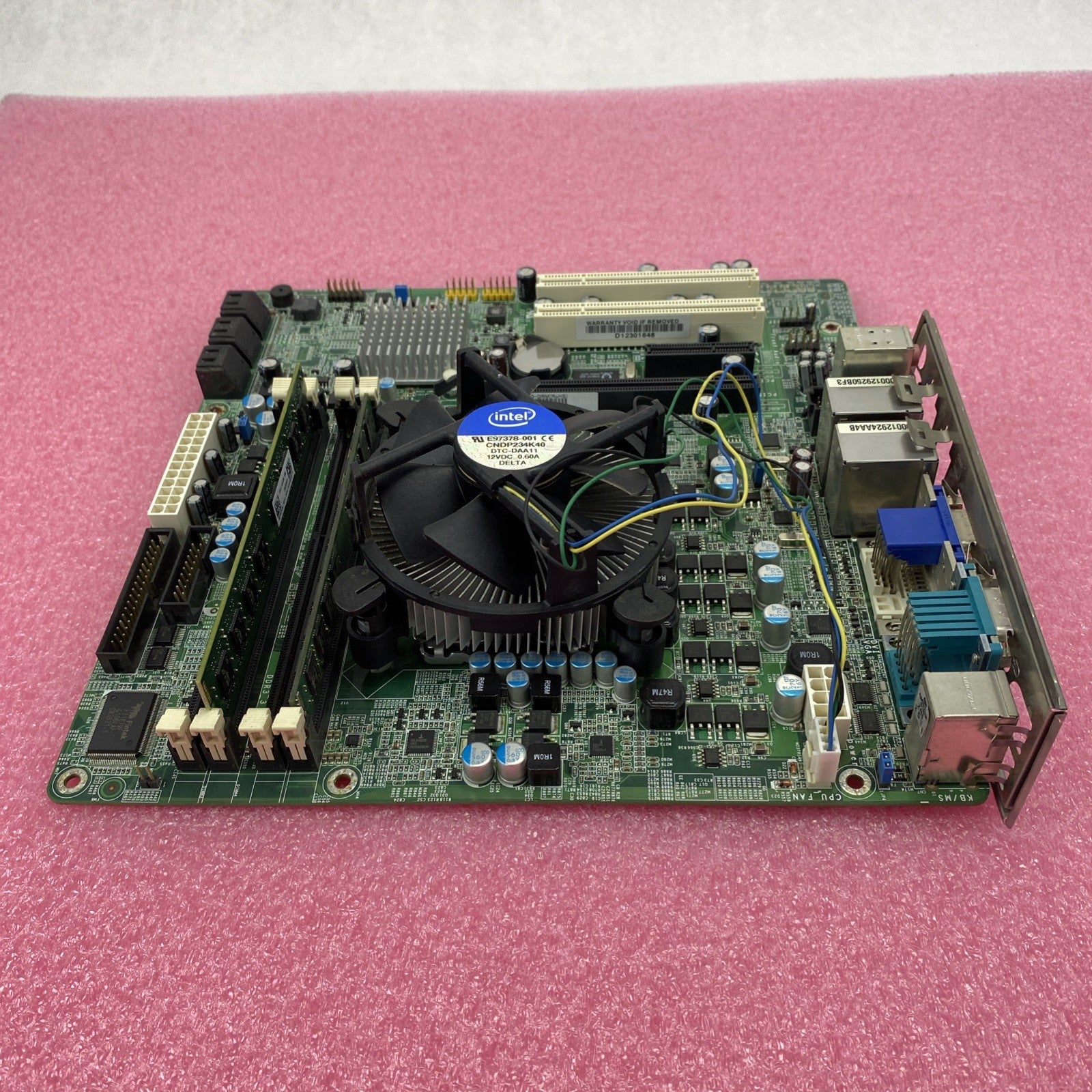 DFI PT330 Motherboard Intel Core i5-660 3.3GHz 4GB RAM w/ Shield