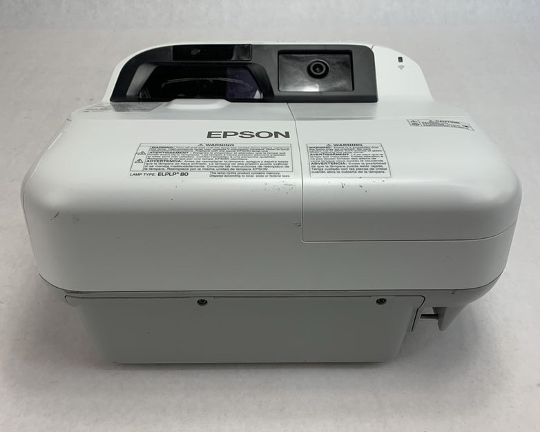 Epson BrightLink 595Wi H599A LCD Lamp Projector 730 Lamp Hours - No Remote