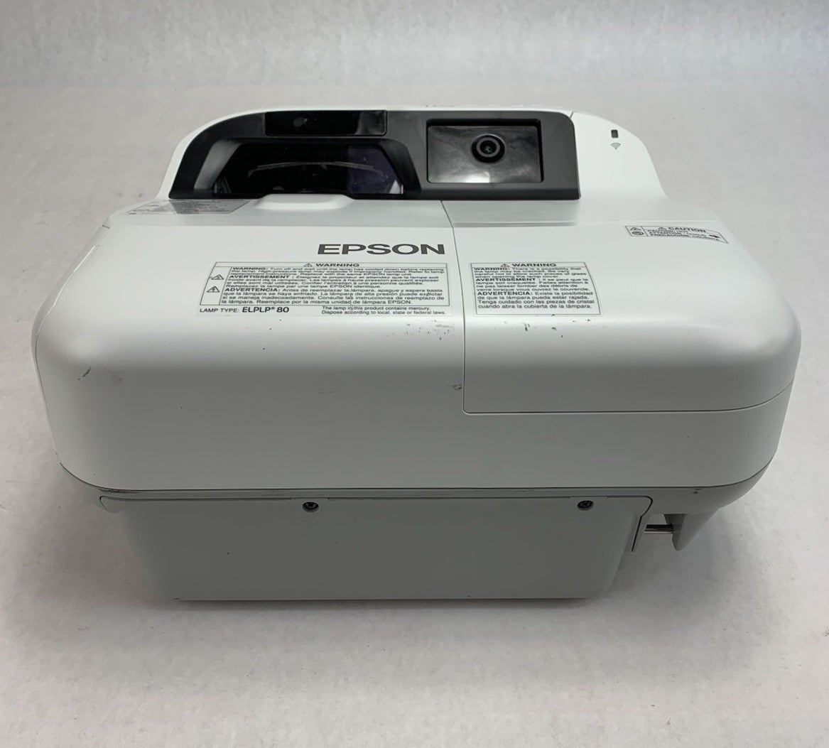 Epson BrightLink 595Wi H599A LCD Lamp Projector 730 Lamp Hours - No Remote1
