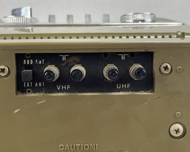Sony TV-750 Solid State Transistor TV Receiver Untested For Parts Broken Antenna