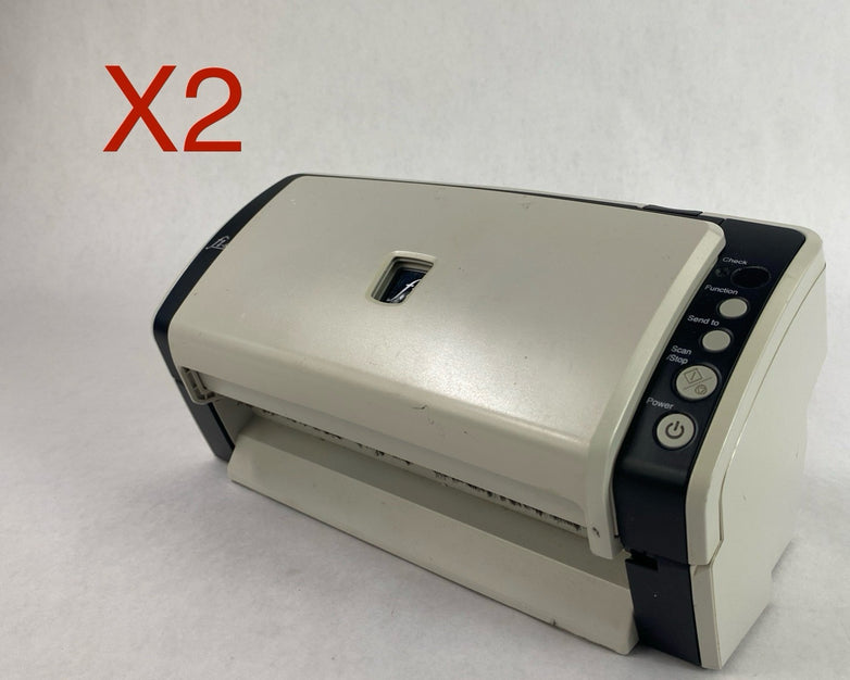 Fujitsu fi-6130Z Document Scanner Parts and Repair Lot of 2
