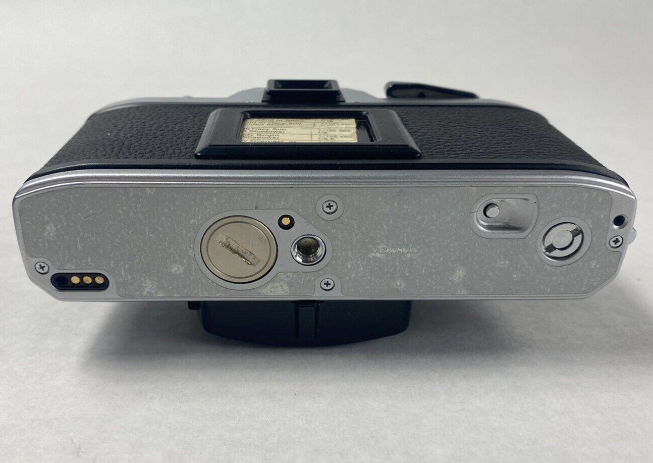 Minolta X-370 35mm SLR Camera with Kiron Macro Lens 28-210mm f/3.8-5.6 Untested
