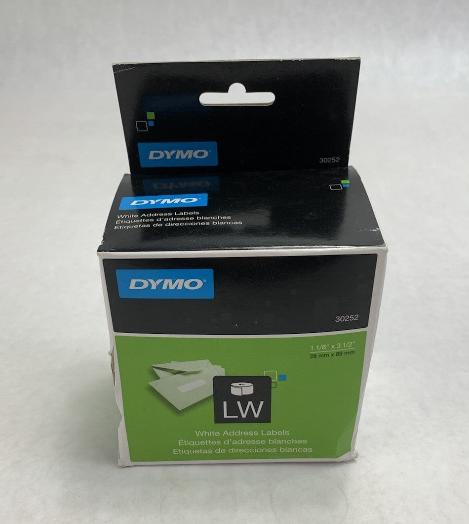 Dymo 30252 28mm x 89mm White Address Labels (Lot of 2)1