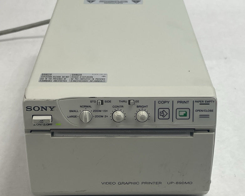 Sony UP-890MD Video Graphic Printer Black & White Analog Video Thermal Printer