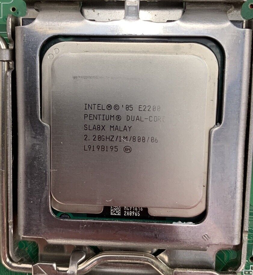 Dell T656F Optiplex 360 Motherboard Pentium Dual E2200 2.2GHz 2GB RAM No Shield