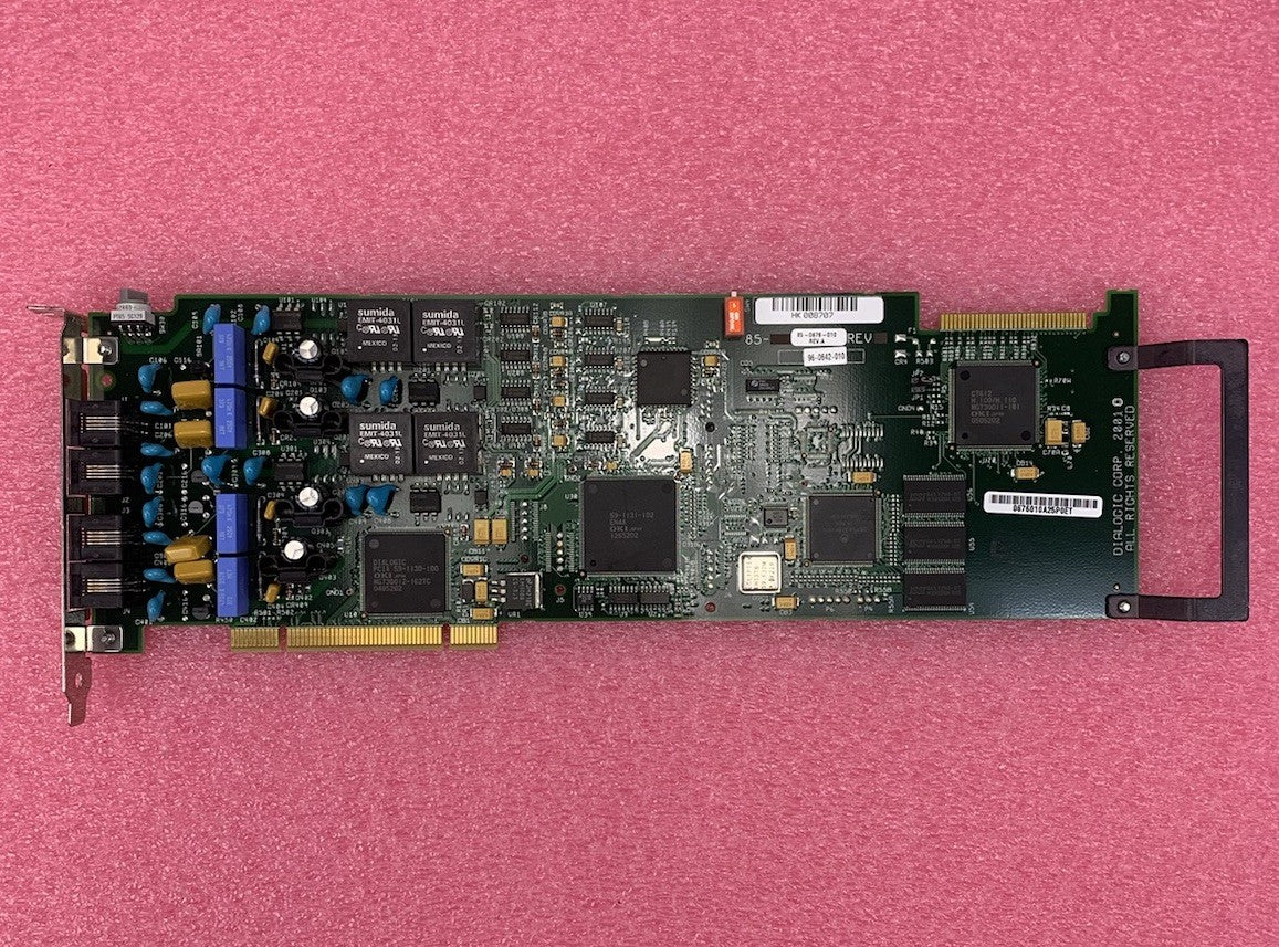 Dialogic Analog PCI 4-Port 85-0676-010 Card