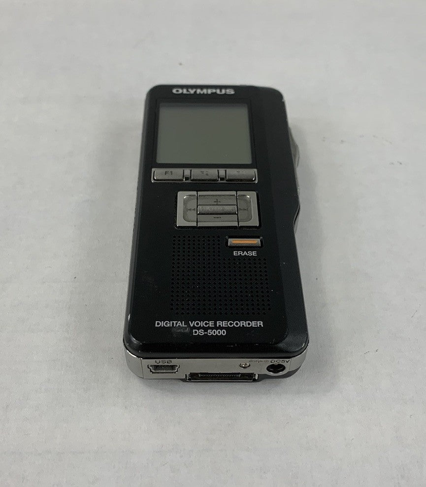 Olympus DS-5000 Digital Voice Recorder With Case and Charging Cradle