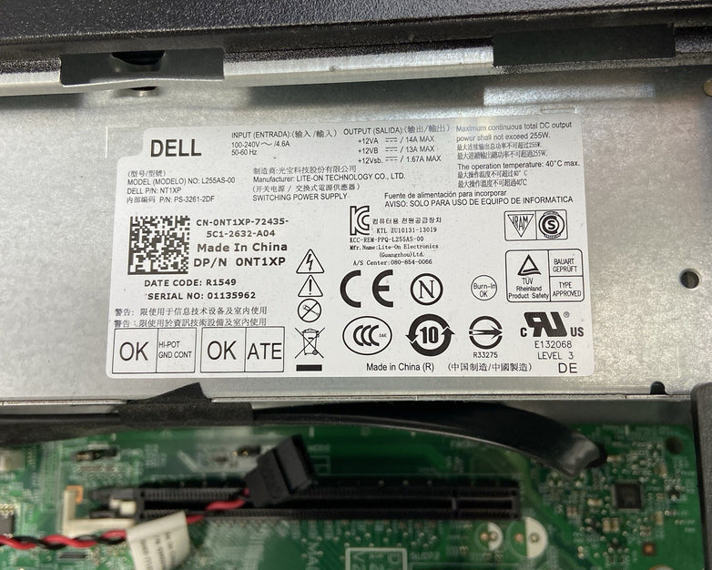 Dell Optiplex 3020 SFF Intel Core i3-4160 3.6GHz 4GB RAM No HDD No OS