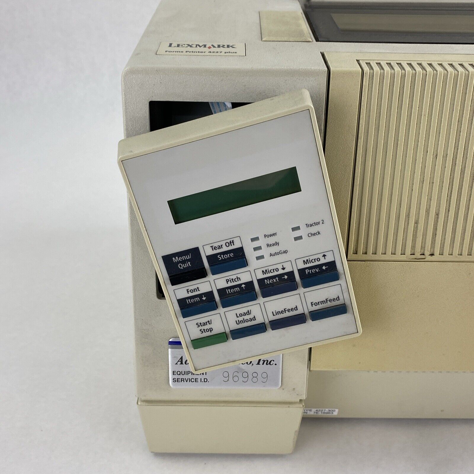 Lexmark 4227 Plus Forms Printer - Parts or Repair