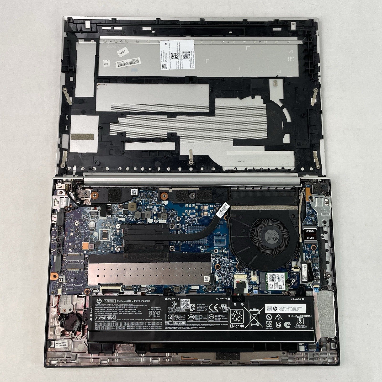 HP EliteBook 850 G8 15.6" i7-1185G7 3.00 GHz 8 GB RAM No SSD/OS/AC - Bad USB17