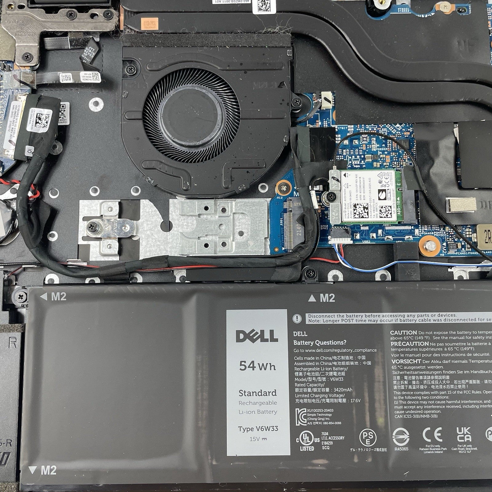 Dell Inspiron 15 5510 15.6" i5-11320H 3.20 GHz 8 GB RAM No SSD/OS/AC17