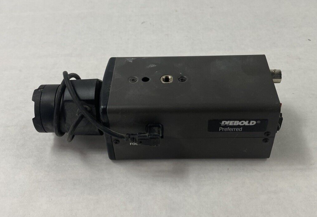 Diebold Preferred CCR-224A Color Camera w/ 3.5-8mm 1/3" Lens For Parts or Repair
