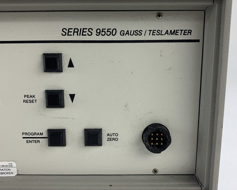 F.W. Bell GS-10034 Series 9550 Gauss Teslameter  Power Tested