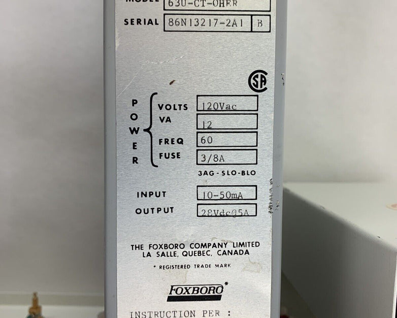 Lab-Volt 3581-70 Industrial Dual Alarm Panel Untested