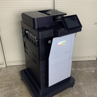 HP LaserJet Enterprise Flow MFP M680 Color Printer CZ250A Tested Bad Clip In Top