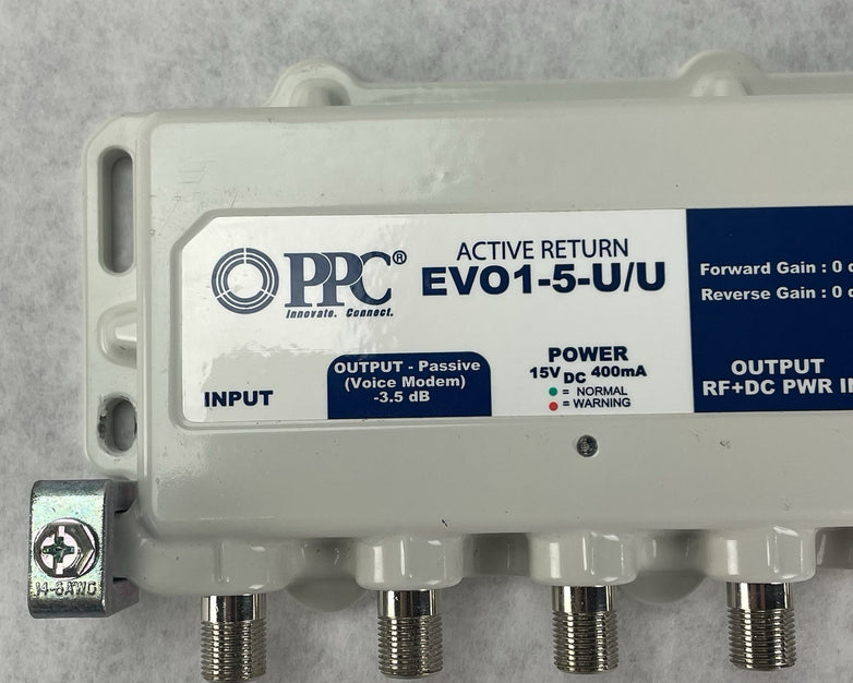 PPC Active Return EVO1-5-U/U Amplifier Signal Splitter No Power Adapter Untested
