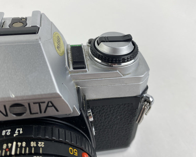 Minolta X-370 SLR Film Camera w/ Minolta 50mm 1:1.7 Lens - Untested Parts