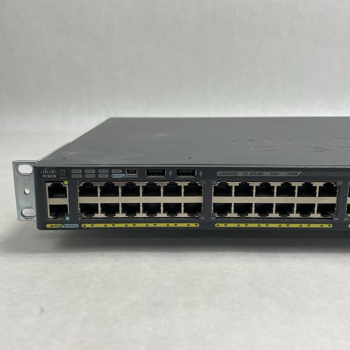 Cisco WS-C2960X-48LPS-L V04 48 Port Ethernet Gigabit PoE+ Switch Tested & Reset2