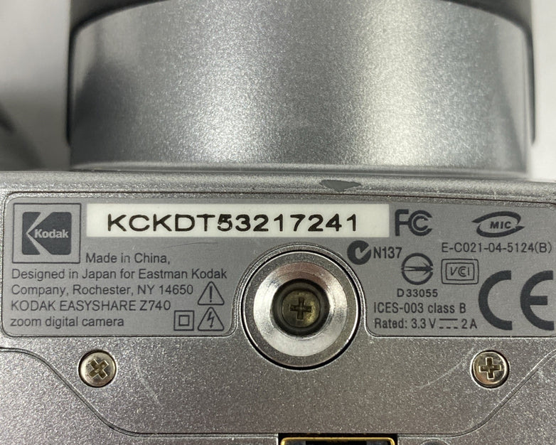 Kodak EasyShare Z740 10x Zoom Digital Picture And Video Camera