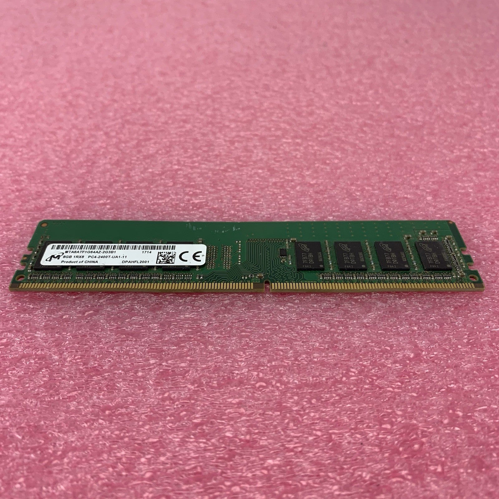 Micron MTA8ATF1G64AZ-2G3B1 PC4-2400T-UA1-11 8GB 1Rx8 Desktop Memory RAM1