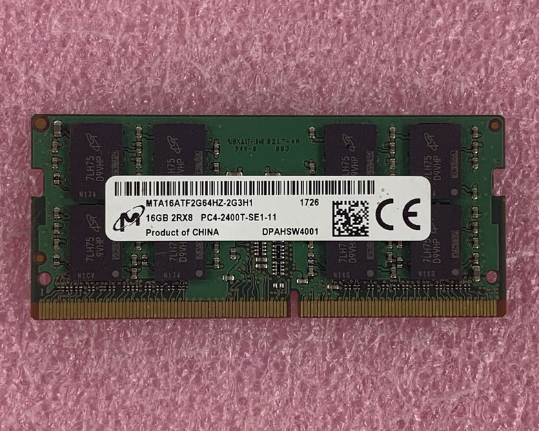 Micron MTA16ATF2G64HZ-2G3H1 16 GB DDR4 2400MHz PC4-19200 260-Pin Laptop RAM