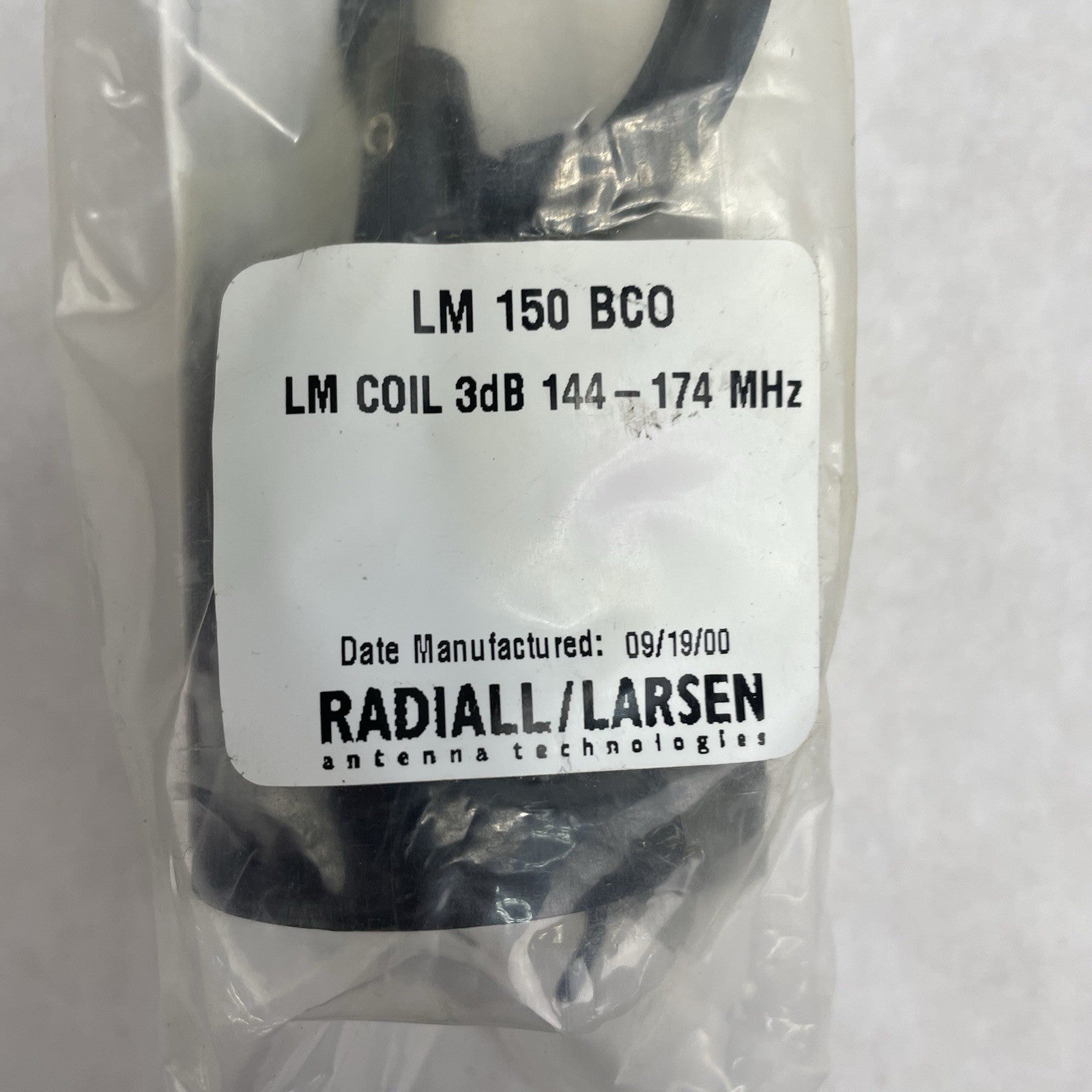 Radiall / Larsen Antenna NMO Coil 3dB 144-174MHz 150 BCO Mobile Antenna Tech