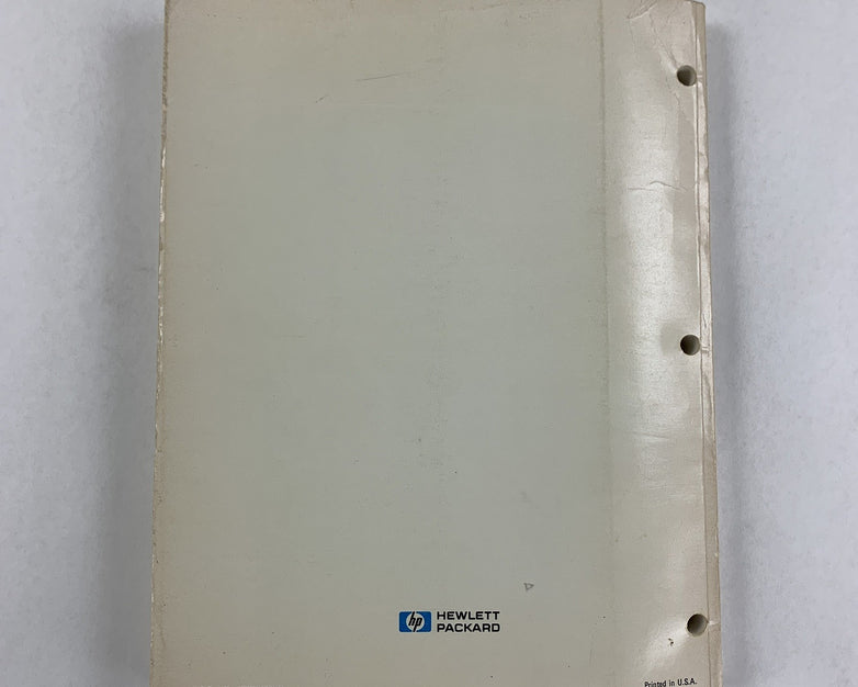 HP 08656-90109 8656A Signal Generator Operating and Service Manual May 1981