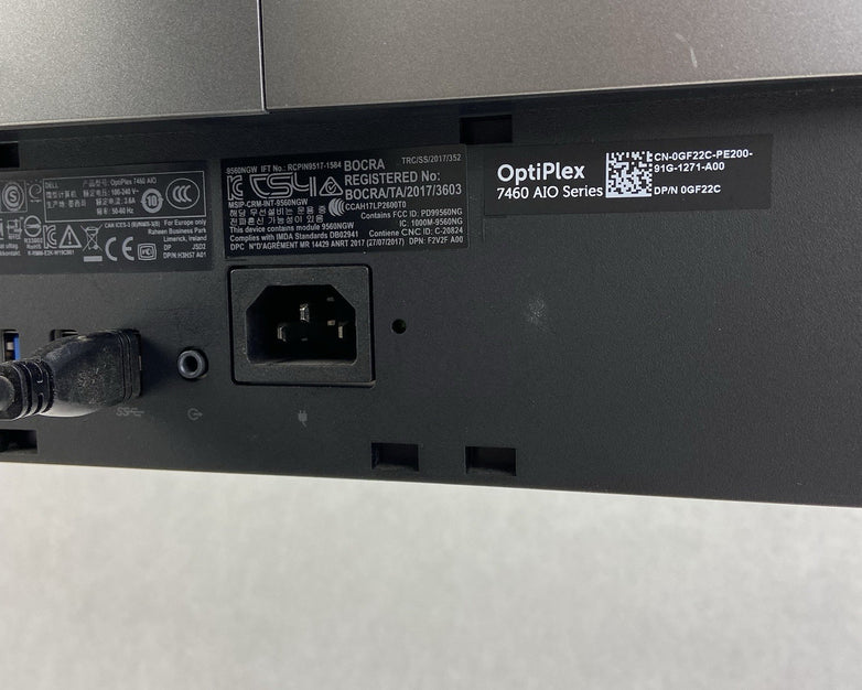 Dell Optiplex 7460 AIO Intel Core i7-8700 3.2GHz 8GB RAM No HDD No OS