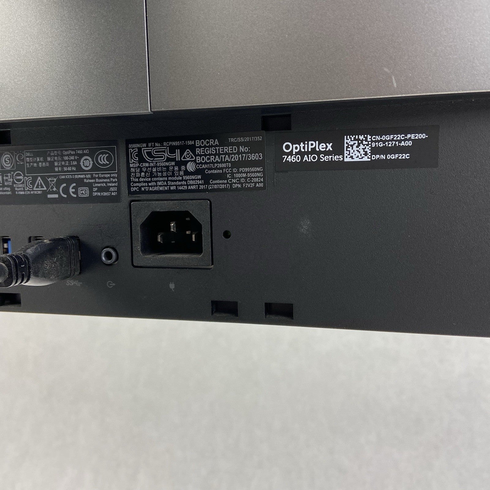 Dell Optiplex 7460 AIO Intel Core i7-8700 3.2GHz 8GB RAM No HDD No OS6