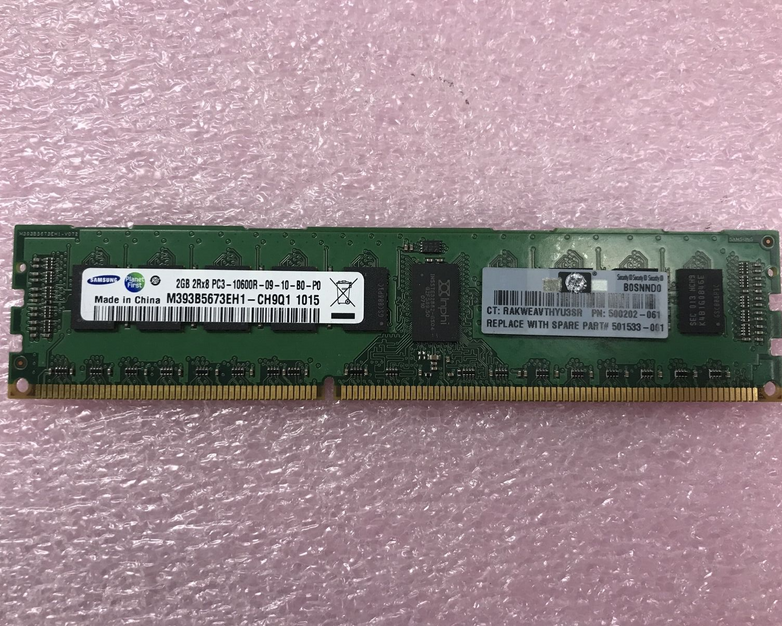 Samsung 30GB Kit 15x2GB PC3-10600R-09-10-B0-P0 DDR3 Server RAM M393B5673EH1