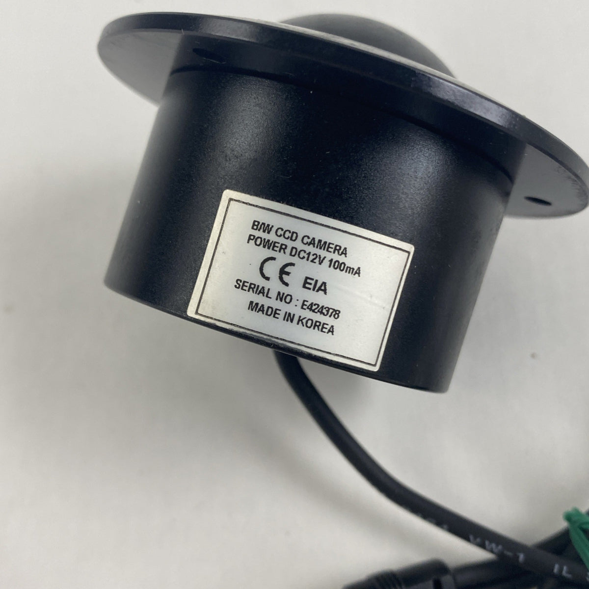 Defender 82-7575 B/W Aluminum Pinhole Dome Camera Ceiling Mount Untested9