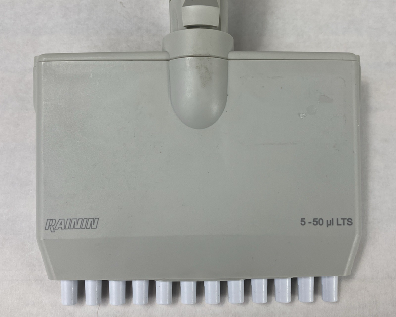 Rainin EDP3-Plus 5-50 uL LTS 12-Channel Digital Pipette Untested