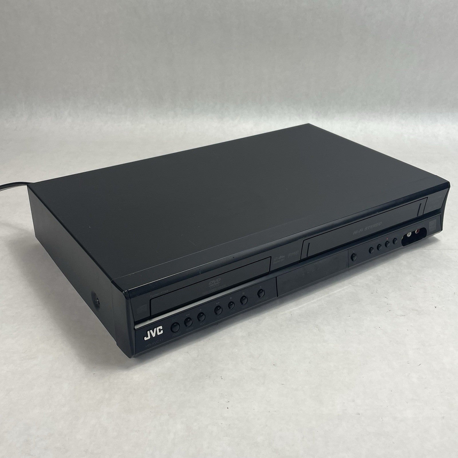 JVC HR-XVC11B DVD VHS Combo VCR Hi-Fi Stereo No Remote Tested Working0
