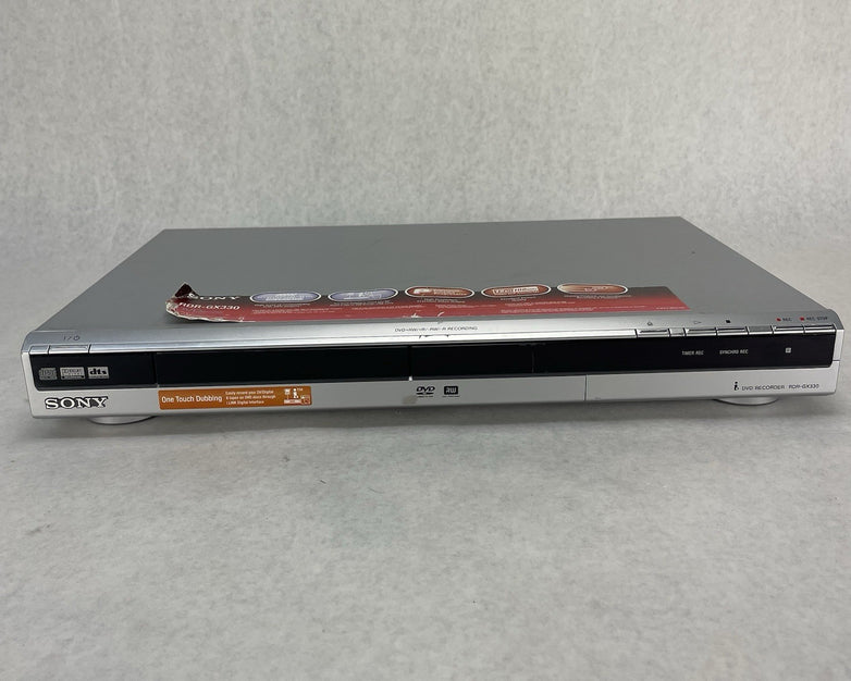 Sony RDR-GX330 DVD Recorder Player No Remote No Power Cord Tested & Working